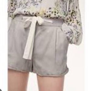 ARITZIA Wilfred Allegra shorts linen blend gray colour size 4